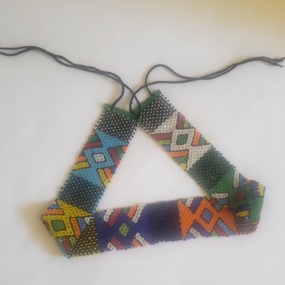 Massai Beaded Women Waist Belt - Picture 8 of 10